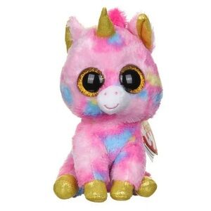 Ty Beanie Boos Rainbow Unicorn Plush